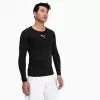 T-shirt de treino PUMA teamFINAL 21 homem preto/branco tamanho L