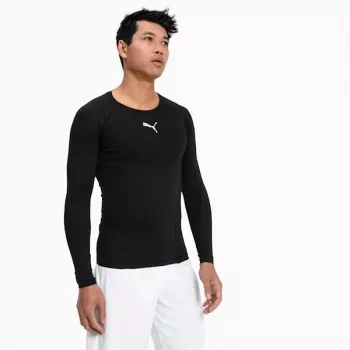 T-shirt de treino PUMA teamFINAL 21 homem preto/branco tamanho L