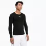 T-shirt de treino PUMA teamFINAL 21 homem preto/branco tamanho L