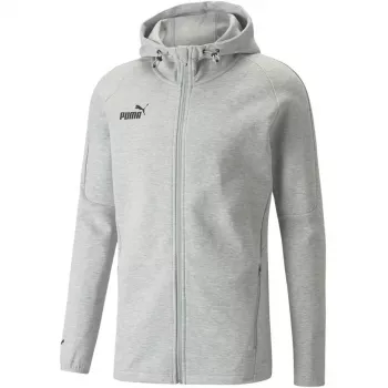 Casaco com capuz e fecho de correr PUMA teamFINAL Casuals homem Medium Grey Heather
