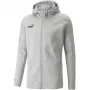 Casaco com capuz e fecho de correr PUMA teamFINAL Casuals homem Medium Grey Heather