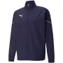 Casaco com fecho completo PUMA teamRISE Sideline homem - Peacoat/Puma White - tamanho M