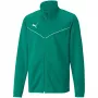 Puma teamRISE Casaco de treino em poliéster Jr Sweatshirt Pepper Green 164cm