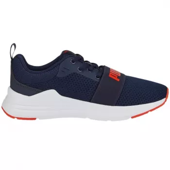 Sapatilhas casuais PUMA Wired Run Jr criança, azul-escuro, 38,5
