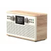 PURE ACOUSTICS Pure Classic H6 rádio digital, DAB+/FM/rádio Internet, Bluetooth, Cotton White/carvalho (UE/Reino Unido)