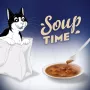 PURINA FELIX Sopa ORIGINAL Sabores de peixe 6x48g