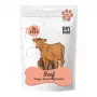 PZW Paka Zwierzaka Lio Pepe Corações de vaca liofilizados Petisco para cães e gatos 60g