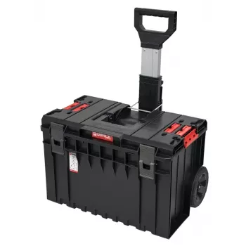 Carrinho de ferramentas Qbrick System ONE - preto/vermelho, 50L, IP65, capacidade de carga 100 kg