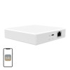 Hub Smart Home MOES MZHUB-MS ZigBee 3.0 Matter Thread Bluetooth Mesh, Branco