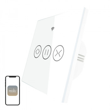 Interruptor inteligente de estores MOES WRS-EUC-WH-MS