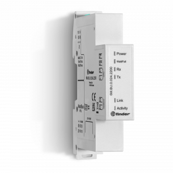 Finder 6M.BU.0.024.2200 gateway Modbus TCP/IP para RS485 RTU, 24 V AC/DC