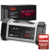 AEG LT10 97024 carregador de bateria automático, 12/24 V, até 10 A, ecrã LED