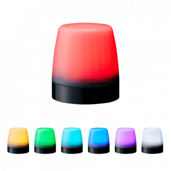 PATLITE NE-M1ANN-M Sinalizador LED com 7 cores, 12–24 V DC, IP67