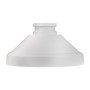 BCS-U-CDA Adaptador em alumínio branco para câmaras dome pequenas BCS ULTRA