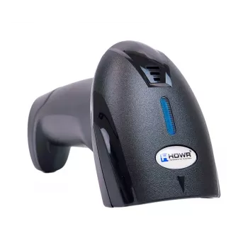 HDWR HD44A Leitor de códigos de barras 1D sem fios com suporte e recetor USB