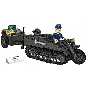 COBI 2681 Kettenkrad com atrelado, conjunto de blocos de encaixe, 239 peças, 1:28