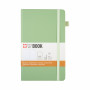Caderno Sakura com grelha de pontos, 13 × 21 cm, 80 folhas, 140 g/m², Pale Patina
