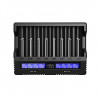 XTAR VC8S Carregador USB-C para 8 Baterias Li-Ion e Ni-MH