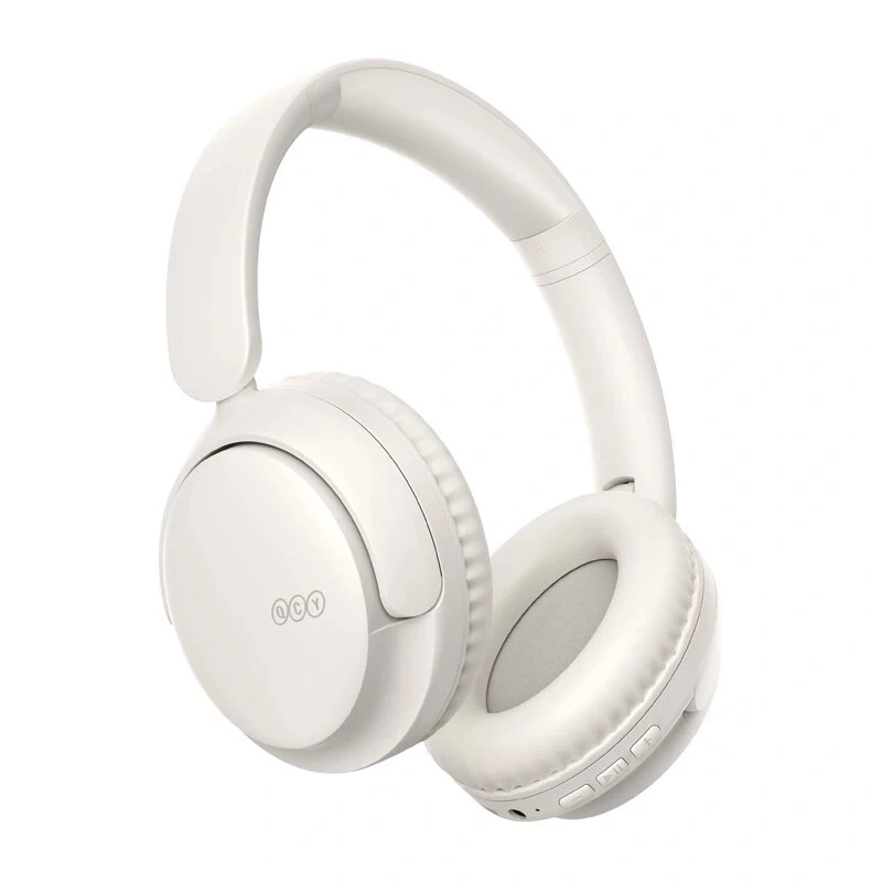 QCY H2S Lite auscultadores on-ear Bluetooth branco