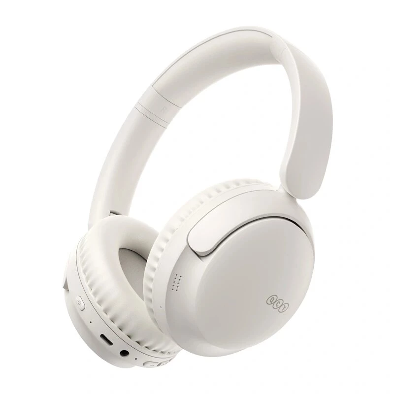 QCY H2S Lite auscultadores on-ear Bluetooth branco