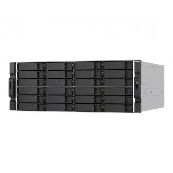 Servidor NAS Rackmount 4U QNAP TS-h2477AXU-RP-R7-32G, 24 baías 3,5 polegadas SATA, AMD Ryzen 7, 32 GB RAM, 2x fonte de alimentação 800 W