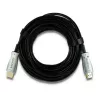 Qoltec 50474 cabo HDMI 30 m, HDMI tipo A, preto/prateado