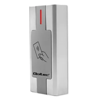 Leitor de cartões de proximidade e porta-chaves Qoltec 52446