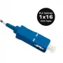 Qoltec 54209 splitter de rede RJ45 1x ficha RJ45 para 2x conector fêmea RJ45 preto