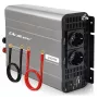 Qoltec Inversor de onda sinusoidal modificada 12V para 230V 2000W/4000W com USB, compatível com LiFePO4 GEL AGM