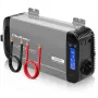 Qoltec Inversor de onda sinusoidal pura 12V para 230V 1000W/2000W com LCD, USB, USB-C, compatível com LiFePO4/GEL/AGM