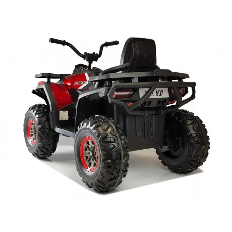 QUAD LOCK Battery Pack XMX607 com luzes LED e MP3 vermelho brilhante