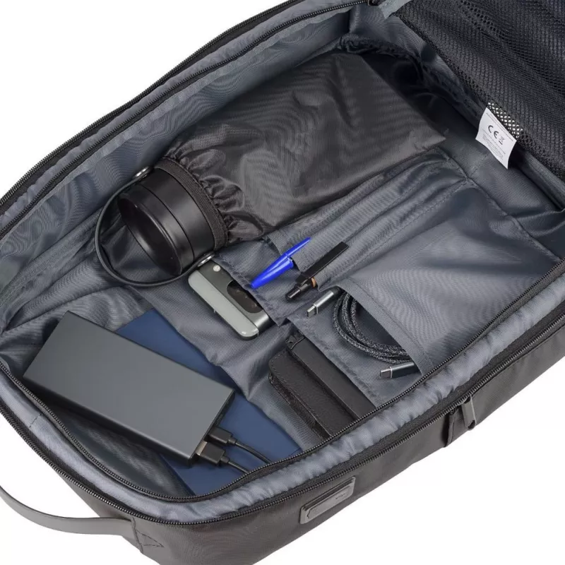 Mochila para portátil QUALO Ultimate Line USB-C 15,6 preta