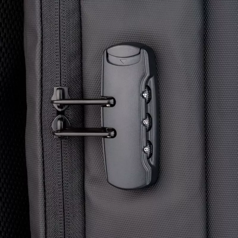 Mochila para portátil QUALO Ultimate Line USB-C 15,6 preta