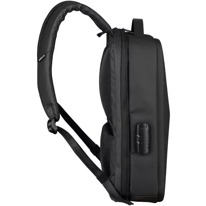 Mochila para portátil QUALO Ultimate Line USB-C 15,6 preta