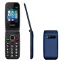QUBO NEO NW telefone básico 4G – QVGA de 2,4 polegadas, 48 MB RAM, 128 MB ROM, Dual-SIM, 1800 mAh (azul)
