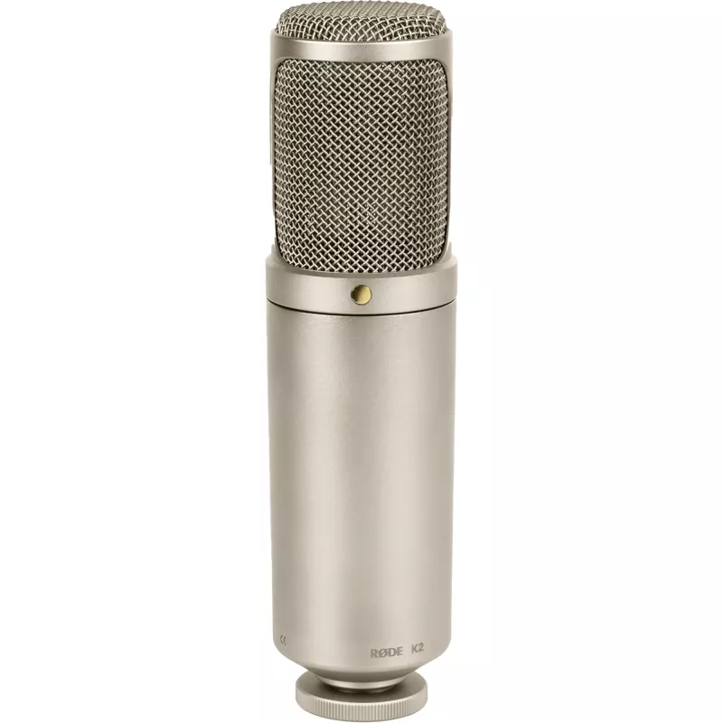 RØDE K2 microfone dourado de palco/atuação