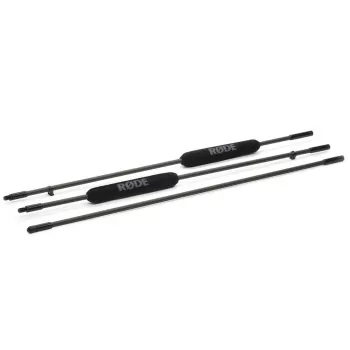 Lanço de microfone RØDE Micro Boom Pole Pro em fibra de carbono telescópico de 3 secções (preto)