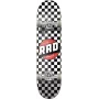 RAD Checkers Skateboard completo 7.75 vermelho