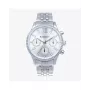 RADIANT MAN RA629701 relógio analógico de quartzo 44,5mm aço inoxidável mostrador preto bracelete de malha milanesa prateada