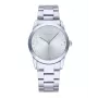 Relógio de homem RADIANT quartzo analógico RA606201 36 mm aço inoxidável mostrador preto bracelete prateada