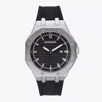 Relógio RADIANT homem quartzo analógico RA652202 44mm aço inoxidável mostrador azul