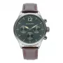 Relógio de homem RADIANT RA641702 43mm analógico de quartzo mostrador preto bracelete de pele