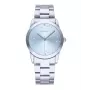 RADIANT RA606202 Relógio de homem analógico de quartzo 36mm prateado aço inoxidável malha milanesa