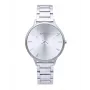 Relógio de pulso de quartzo analógico de homem RADIANT RA608201 38mm aço inoxidável mostrador azul bracelete prateada