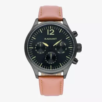 Relógio analógico de quartzo RADIANT RA641701 homem 43mm aço inoxidável mostrador azul