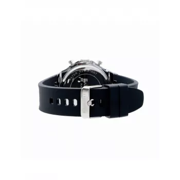 RADIANT RA651704 relógio de homem analógico de quartzo – 44mm aço inoxidável mostrador preto bracelete prateada