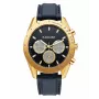 Relógio de pulso RADIANT RA668709 para homem analógico de quartzo 44mm mostrador preto bracelete de pele