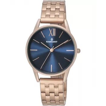 RADIANT relógio de mulher RA438202 35mm prateado aço inoxidável malha Milanese