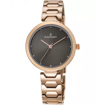 RADIANT relógio de mulher RA443202 34mm prateado aço inoxidável quartzo