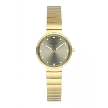 RADIANT relógio para senhora RA521203 (28mm) – bracelete milanesa em aço inoxidável, mostrador branco